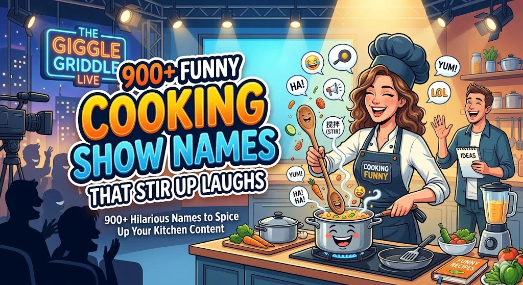 Cute Cooking Show Names That Melt Your Heart