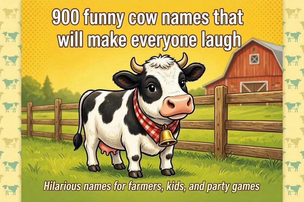 🦉 Cute Cow Names That Melt Your Heart