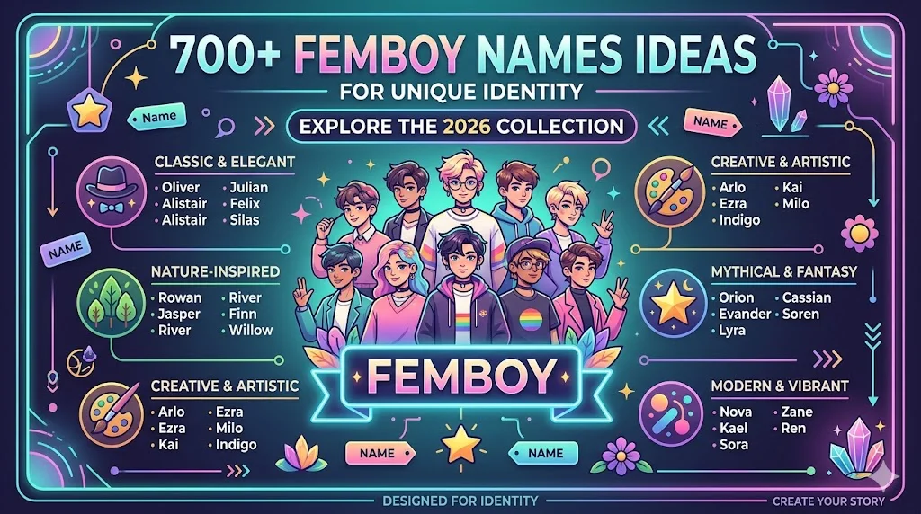 Cute Femboy Names That Feel Soft and Aesthetic