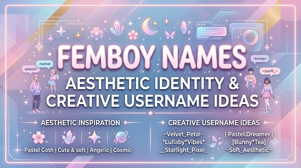 ✨ Cute Femboy Names That Instantly Stand Out