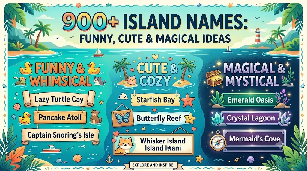 🏝️ Cute Island Names That Melt Your Heart