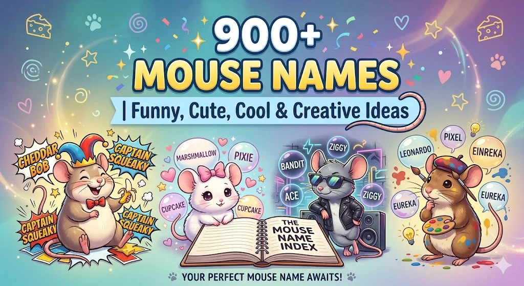 Cute Mouse Names That Melt Your Heart