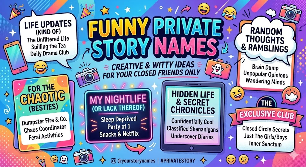 Cute Private Story Names That Melt