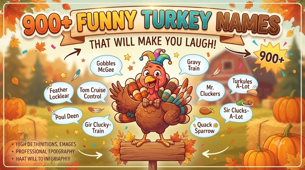 🦃 Cute Turkey Names That Melt Your Heart
