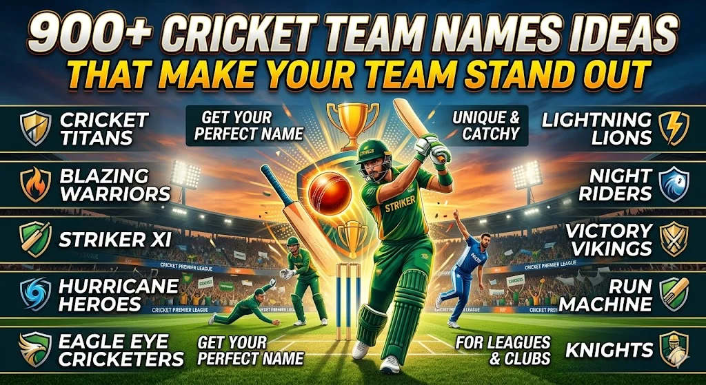🌟 Famous Cricket Team Names Inspired by Pop Culture