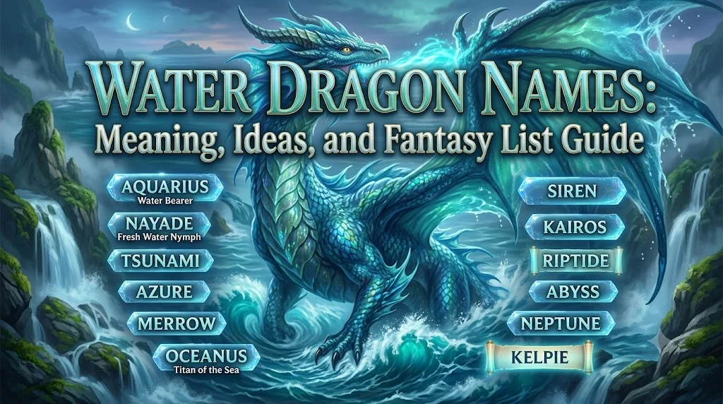 🌟 Famous Water Dragon Names from Pop Culture