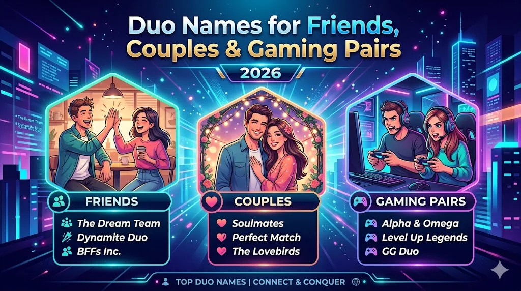 😂 Funny Duo Names That Will Make Everyone Smile
