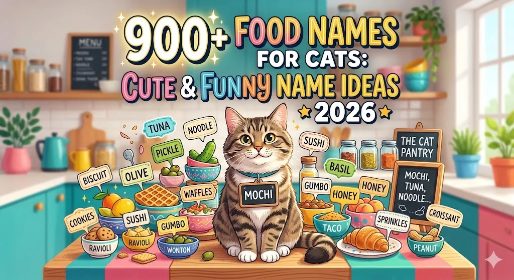🧀 Funny Food-Inspired Cat Names That Will Make Everyone Smile
