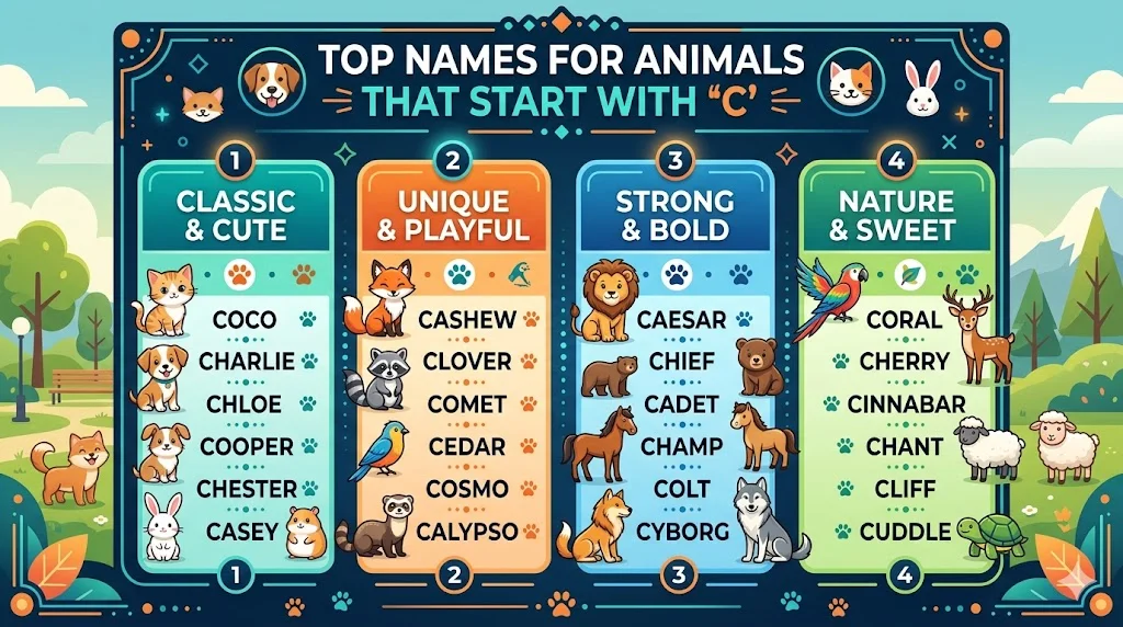 List of Animals Starting With C