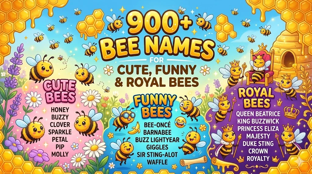 👑 Queen Bee Names That Sound Royal and Powerful