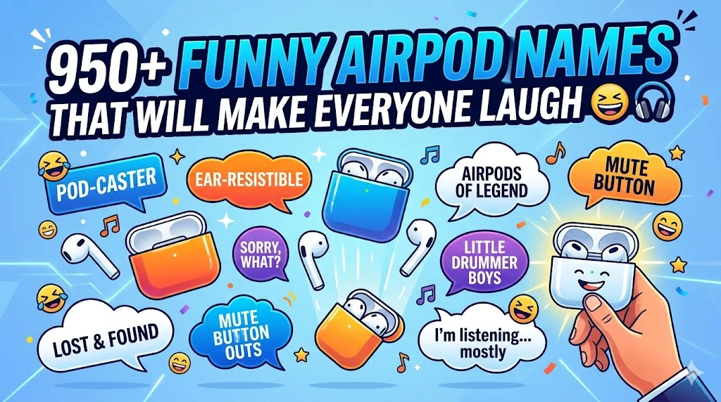 🤣 Silly AirPod Names That Make You Laugh Instantly