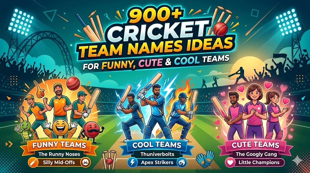 😂 Silly Cricket Team Names That Make You Laugh Instantly