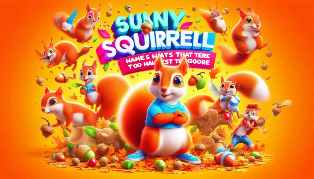 Silly Funny Squirrel Names That Make You Laugh Instantly