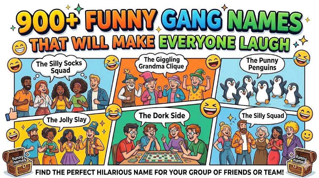  Silly Gang Names That Make Everyone Laugh
