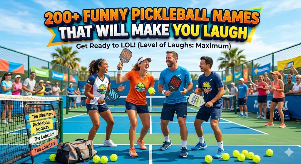 😂 Silly Pickleball Names That Make You Laugh Instantly