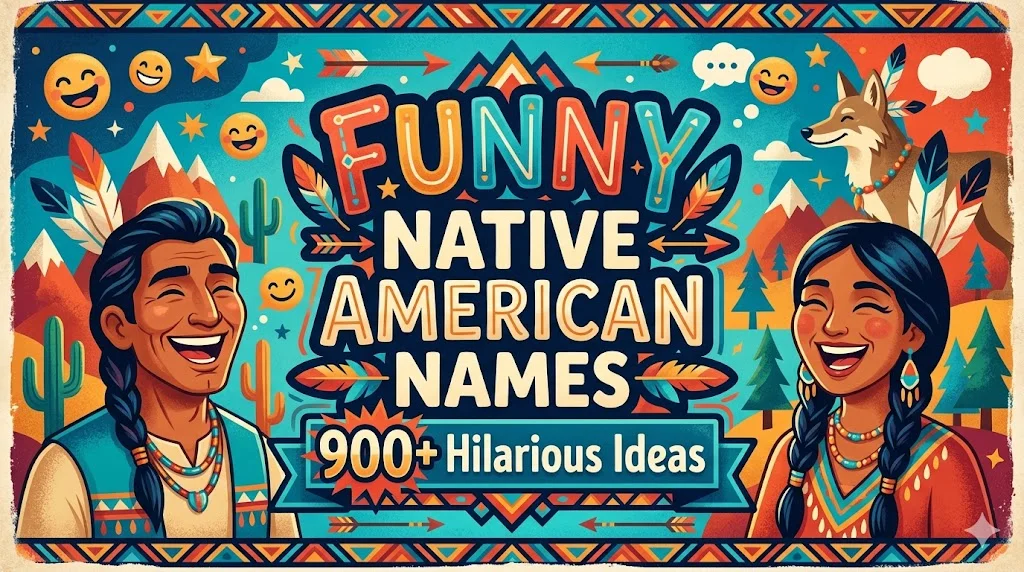 🏹 The Funniest Native American Name Ideas You'll Ever Read