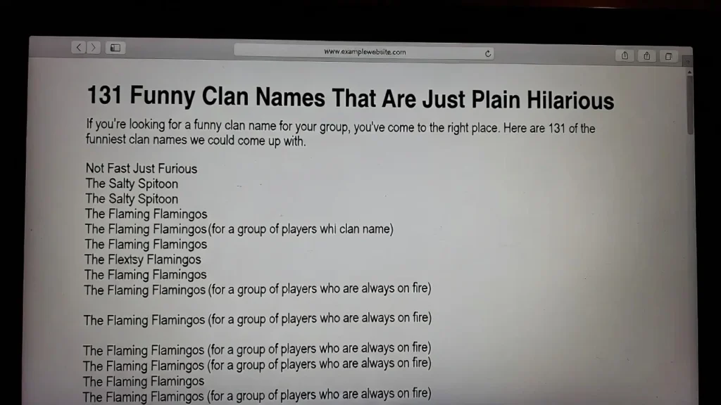 131+Funny Clan Names: Hilarious Ideas for Gamers