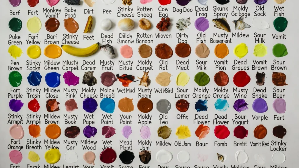 141+Funny Color Names That Will Make You Laugh π¨