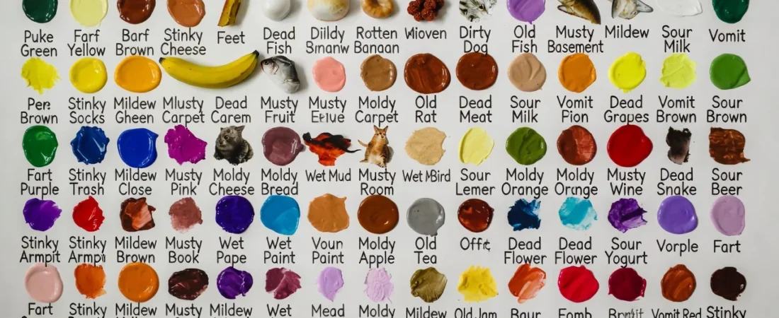 141+Funny Color Names That Will Make You Laugh ๐จ
