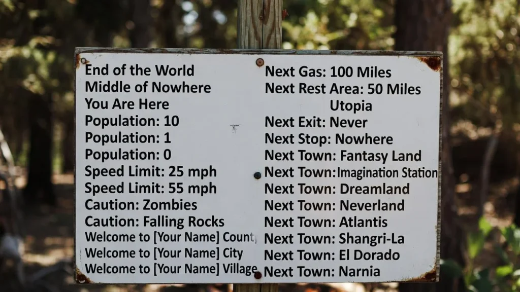 145+Funny Location Names That Will Make You Laugh