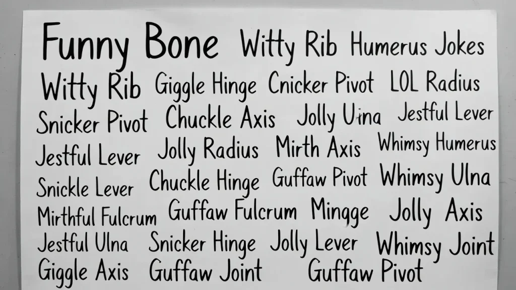 151+Funny Bone Name Ideas That Will Crack You Up π