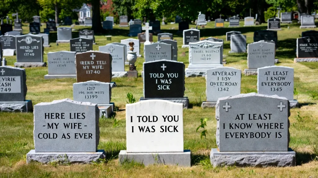 151+Funny Headstone Names That Make You Laugh