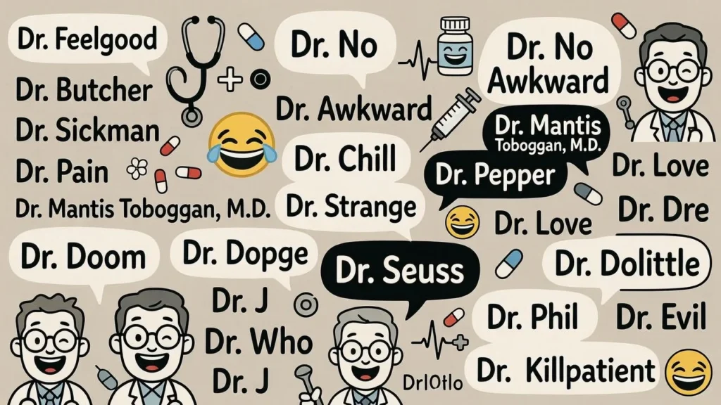 161+Funny Doctor Names That Will Make You Laugh π