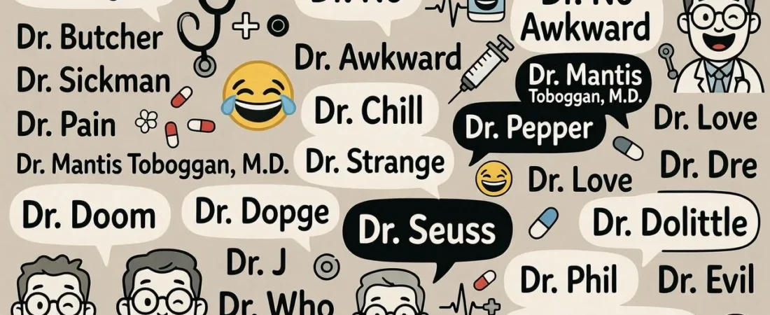 161+Funny Doctor Names That Will Make You Laugh ๐