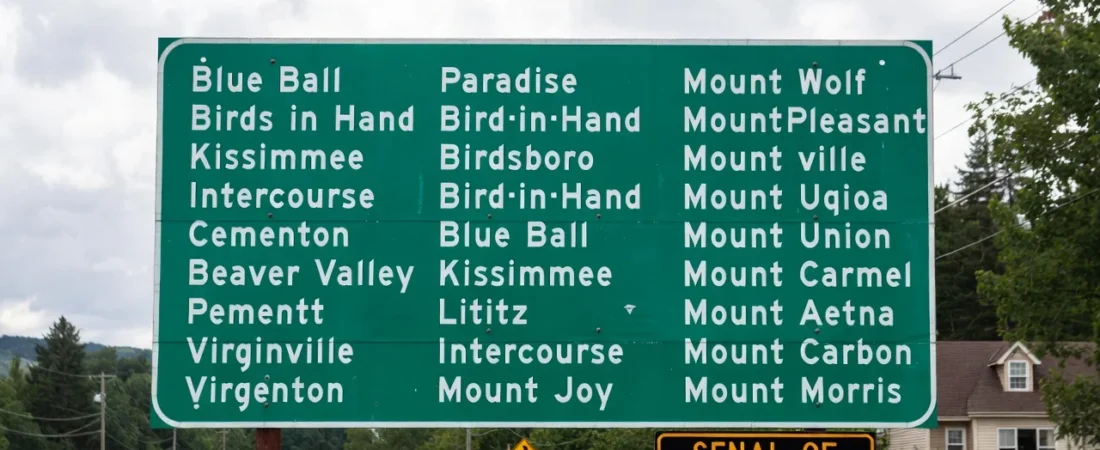 161+Funny Names of Towns in Pennsylvania That’ll Make You Laugh