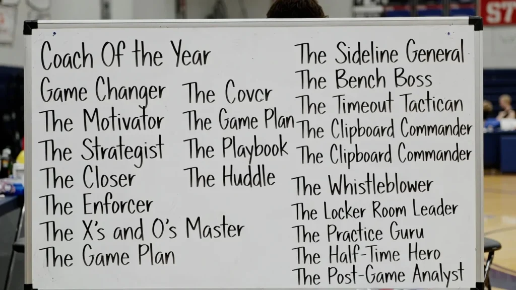 Funny Coach Names That Make Teams Laugh