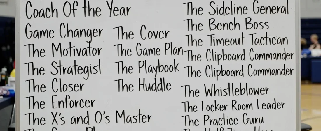 349+Funny Coach Names That Make Teams Laugh 😆