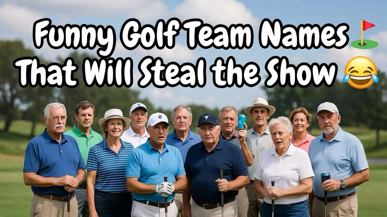 Golf Course Fun Names 171+Funny Golf Team Names That Will Steal the Show ⛳😂 - hahahanames