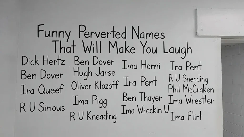 Funny Perverted Names That Will Make You Laugh