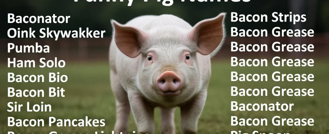 141+Funny Pig Names That Will Make Everyone Laugh