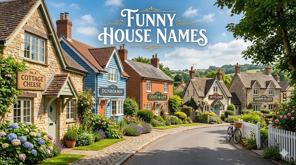 Funny Pun-Based House Names