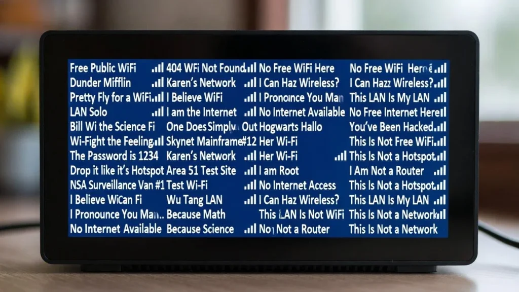Funny Router Names That Steal WiFi Laughs