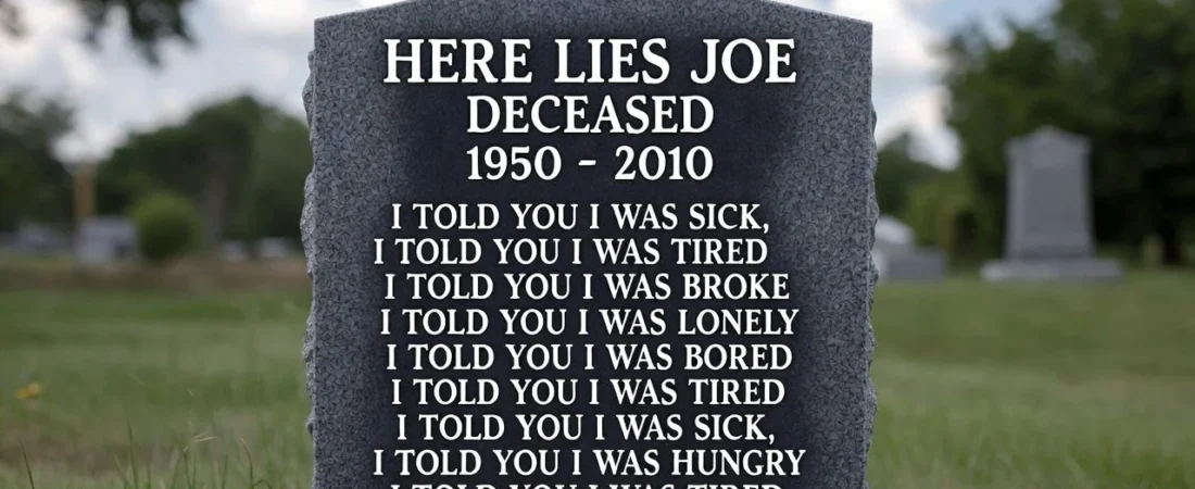 Tombstone Funny Names That Make You Laugh