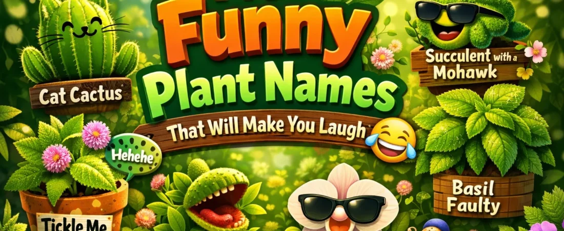 141+Funny Plant Names That Will Make You Laugh 🌿😂