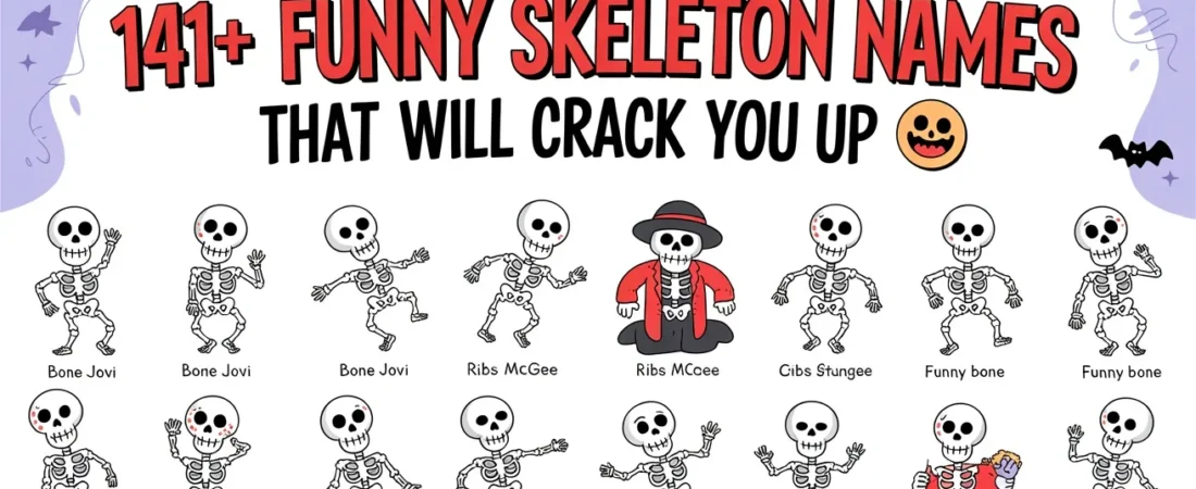 141+Funny Skeleton Names That Will Crack You Up 💀