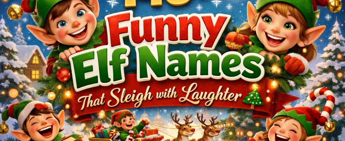 145+Funny Elf Names That Sleigh with Laughter 🎄