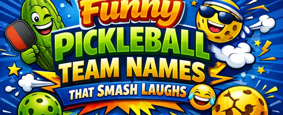 145+Funny Pickleball Team Names That Smash Laughs 😂