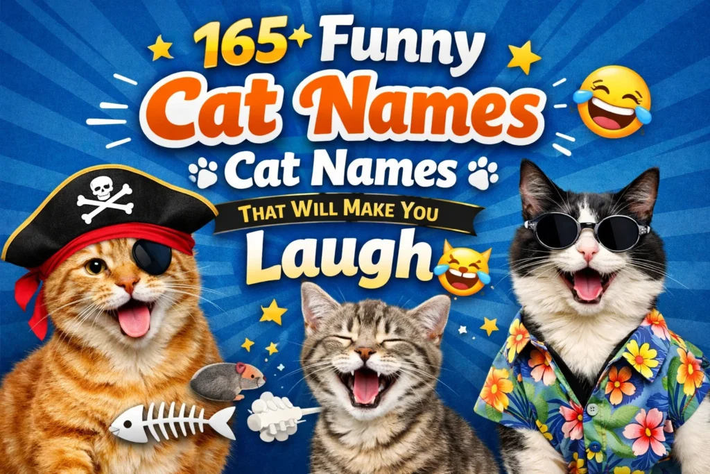165+Funny Male Cat Names That Will Make You Laugh 😹