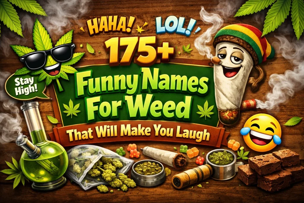 175+Funny Names For Weed That Will Make You Laugh