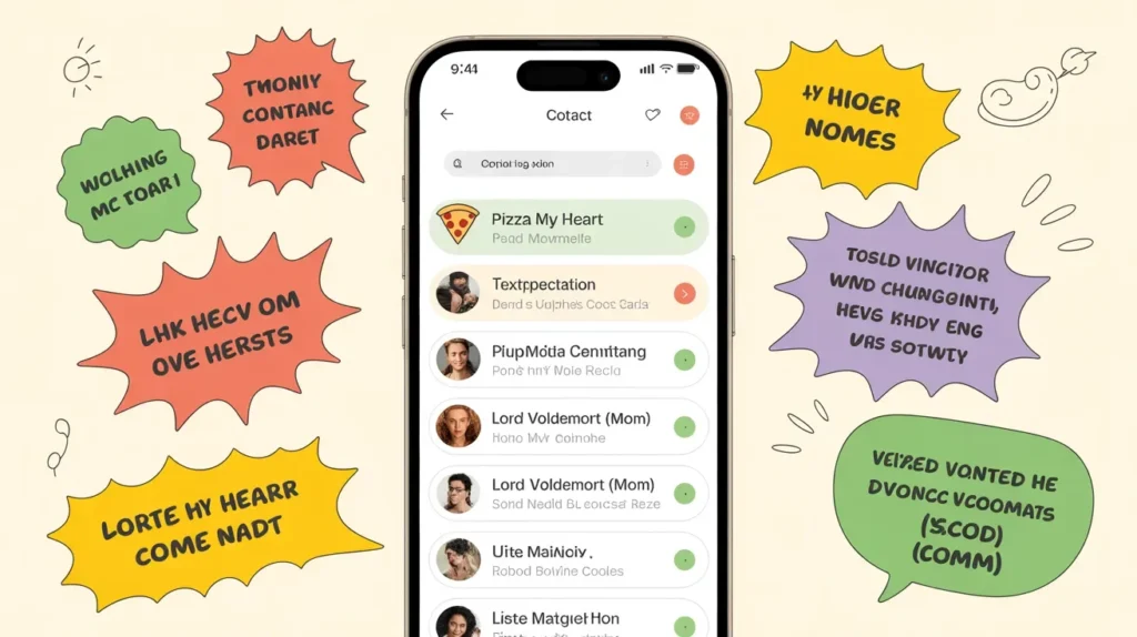 175+Funny Contact Names That Will Make You Laugh