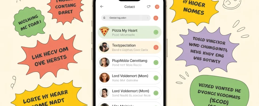 175+Funny Contact Names That Will Make You Laugh