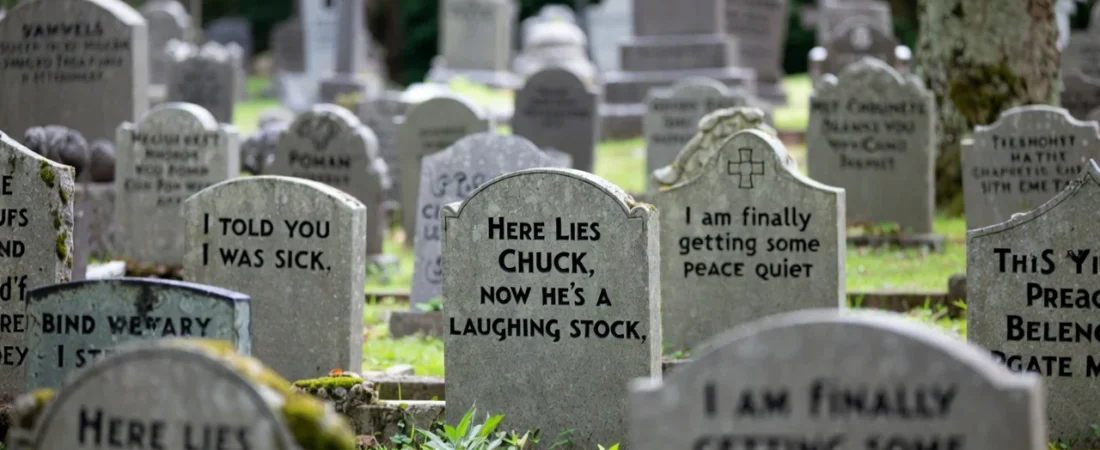 175+Funny Gravestone Names That Make You Laugh 😂