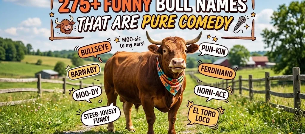 275+ Funny Bull Names That Are Pure Comedy
