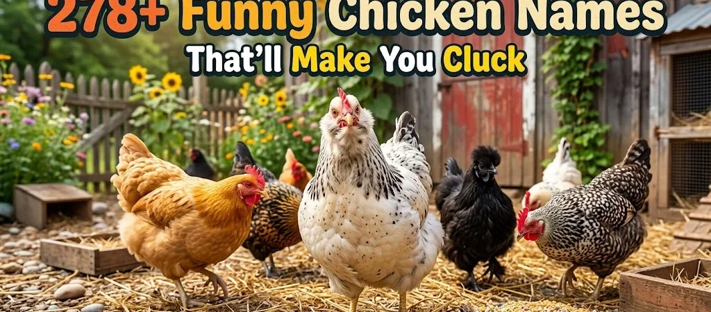 278+Funny Chicken Names That’ll Make You Cluck