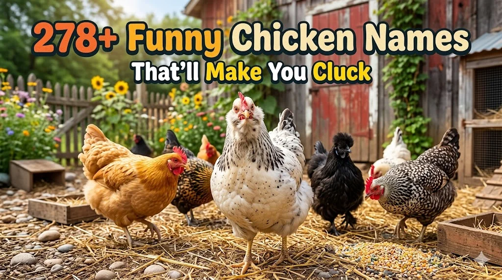 278+Funny Chicken Names That’ll Make You Cluck