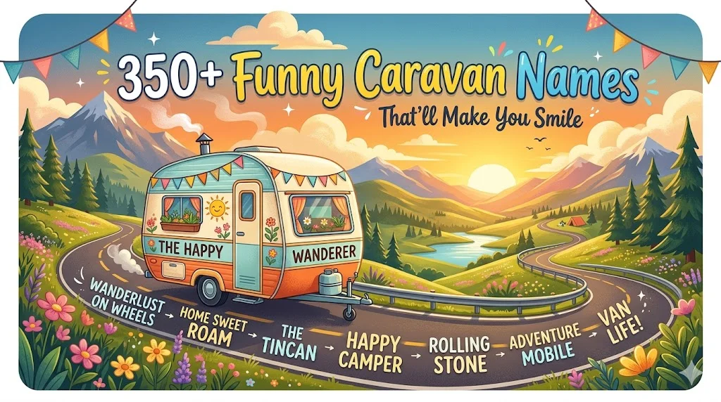 350+Funny Caravan Names That’ll Make You Smile